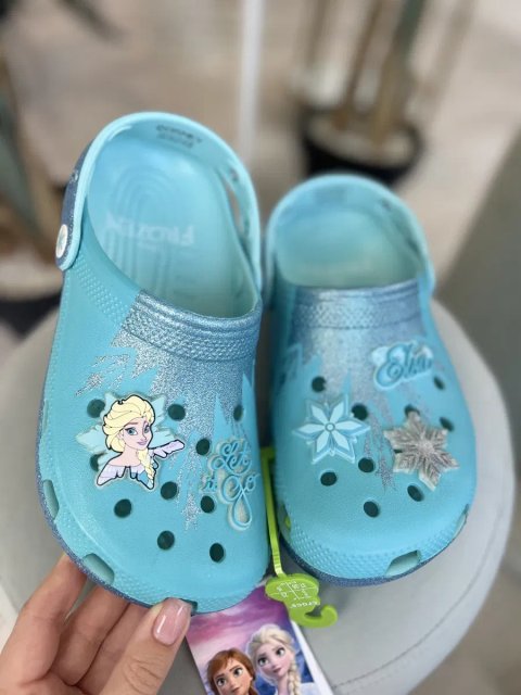 Крокси Crocs Шльопанці Frozen Elsa Classic Clog J5 (36 розмір)