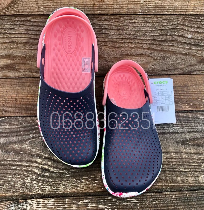 Крокси Лайт Райд Crocs Lite Ride Клякси — фото 2