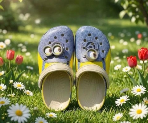 Крокси Міньйони Сrocs x Minions у жовто-синьому кольорі, Унісекс(42-43, 44-45).