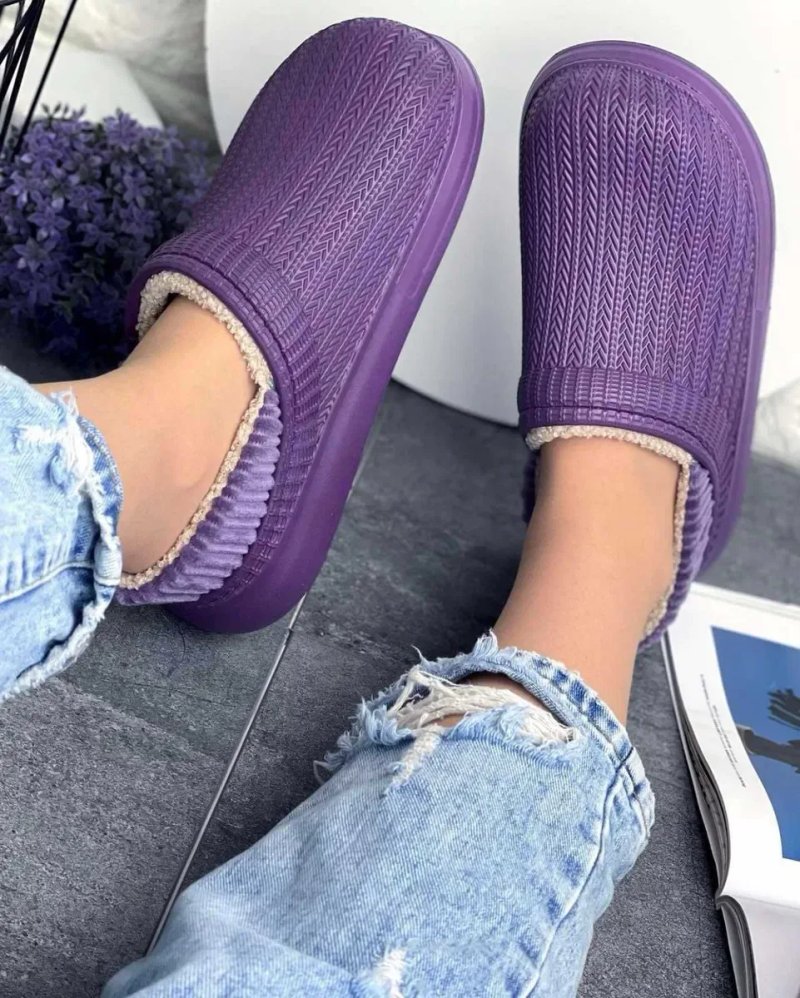 Крокси сабо жіночі зимові ,crocs,кроксы женские зимние теплі тапочки — фото 5