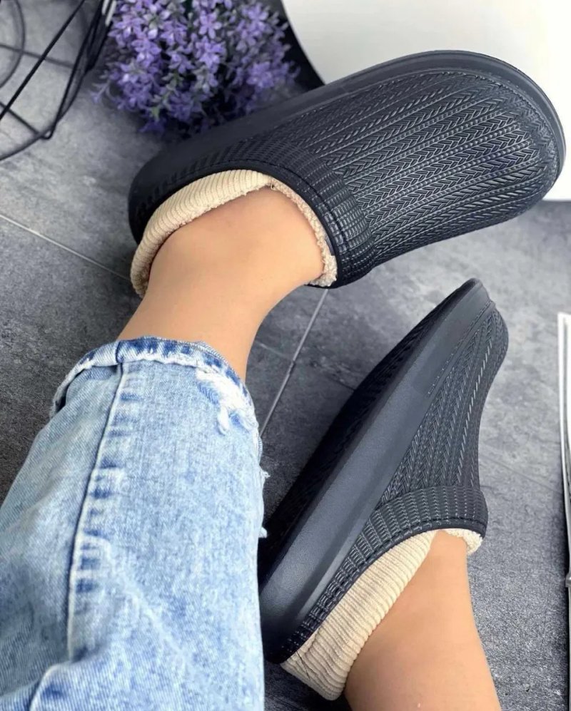 Крокси сабо жіночі зимові ,crocs,кроксы женские зимние теплі тапочки — фото 6