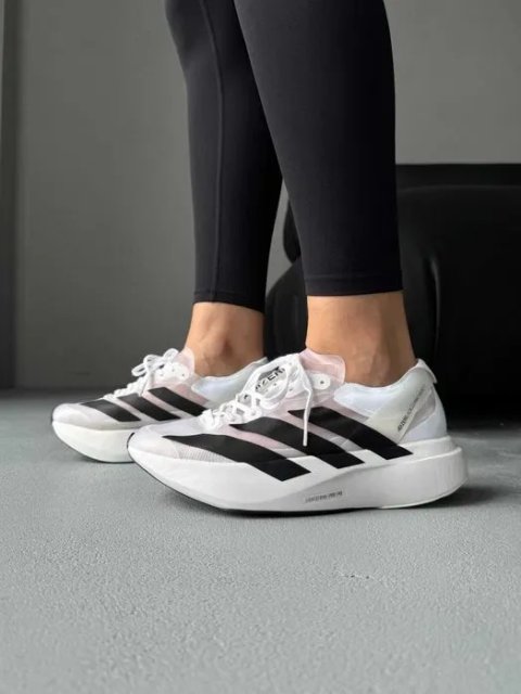 Кросівки Adidas Adizero EVO SL White premium | Кроссовки Адидас жіночі чоловічі