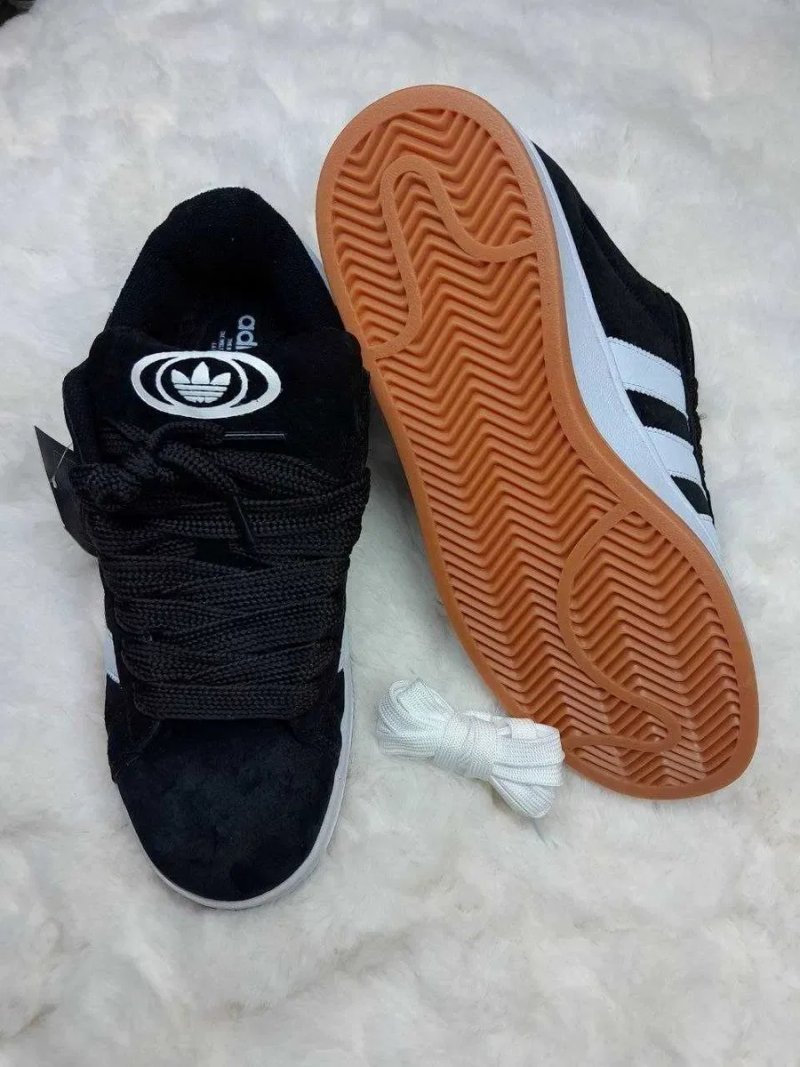 Кросівки Adidas Campus чорні та чорно-білі замшеві унісекс 37-41 без передоплати — фото 3