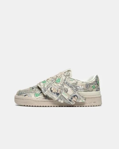 Кросівки Adidas Forum Money Low X Jeremy Scott Beige premium | Кроссовки Адидас чоловічі