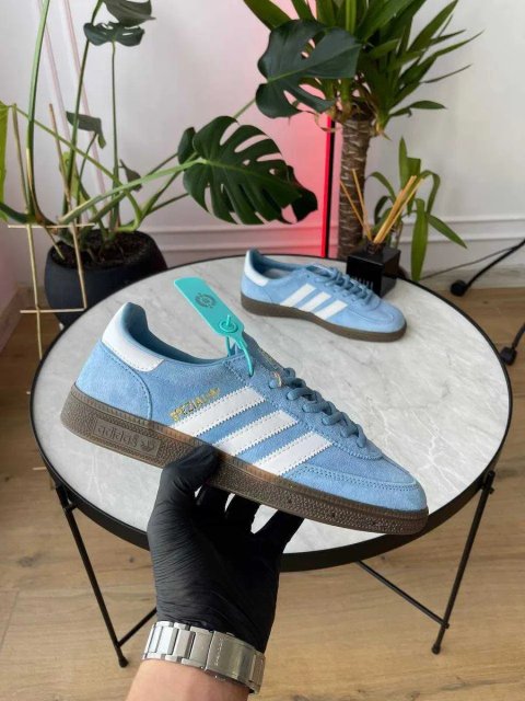 Кросівки Adidas Handball Spezial Light Blue premium | Кроссовки Адидас жіночі чоловічі