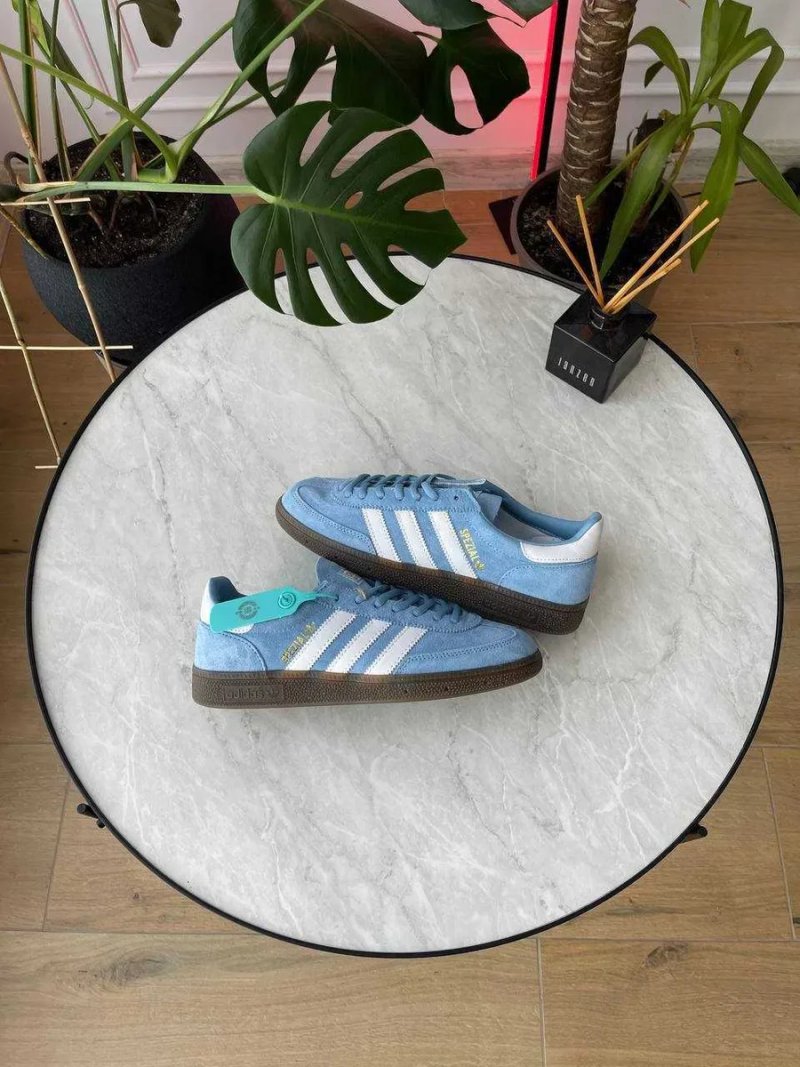 Кросівки Adidas Handball Spezial Light Blue premium | Кроссовки Адидас жіночі чоловічі — фото 7