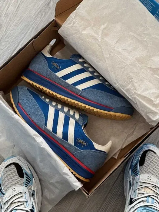 Кросівки Adidas Originals SL 72 RS Blue premium | Кроссовки Адидас чоловічі жіночі — фото 6