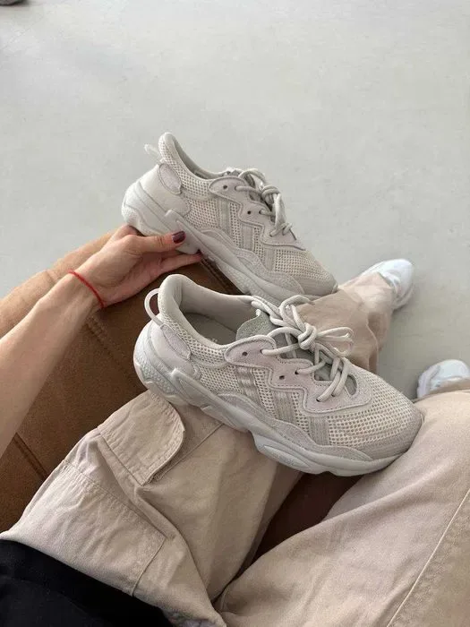 Кросівки Adidas Ozweego Adiprene Light Beige premium | Кроссовки Адидас жіночі — фото 7