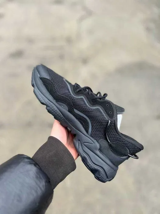 Кросівки Adidas Ozweego Adiprene Triple Black premium | Кроссовки Адидас чоловічі жіночі — фото 5