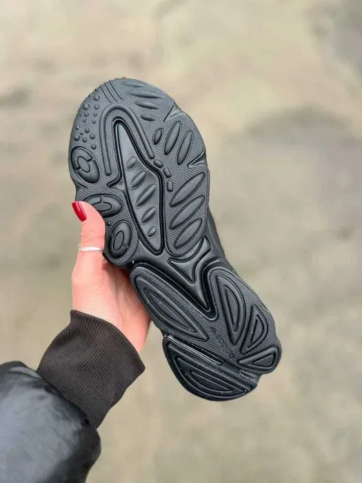 Кросівки Adidas Ozweego Adiprene Triple Black premium | Кроссовки Адидас чоловічі жіночі — фото 6