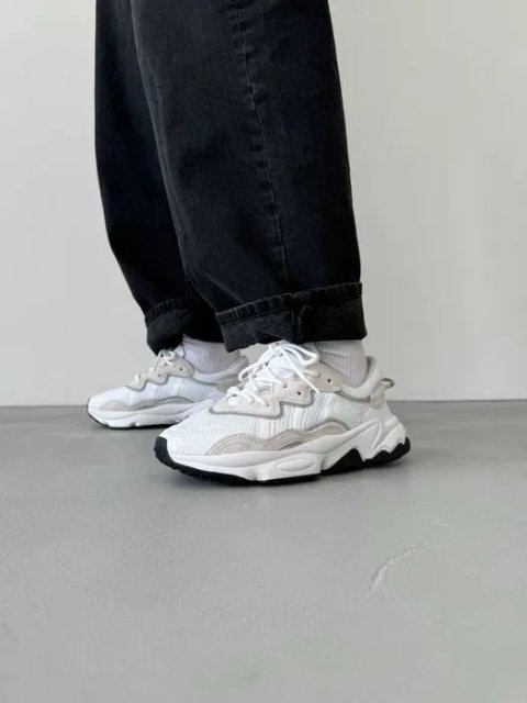 Кросівки Adidas Ozweego White/Beige premium | Кроссовки Адидас жіночі чоловічі