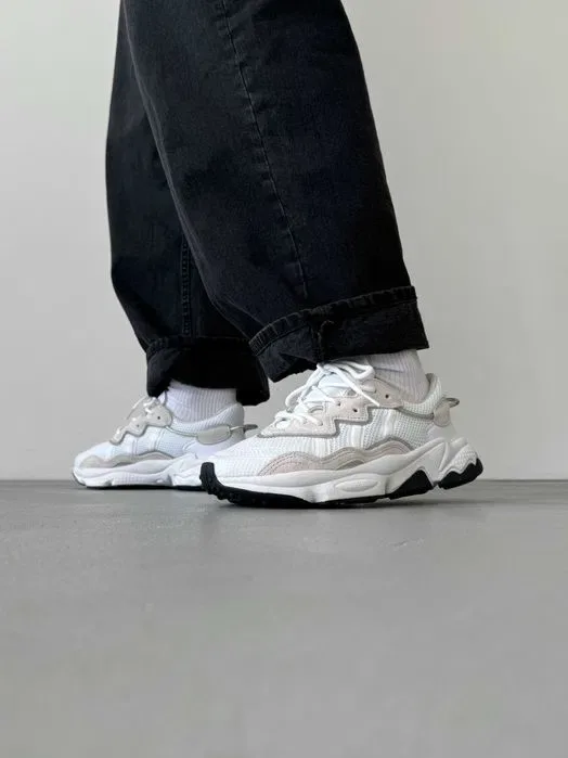 Кросівки Adidas Ozweego White/Beige premium | Кроссовки Адидас жіночі чоловічі — фото 2