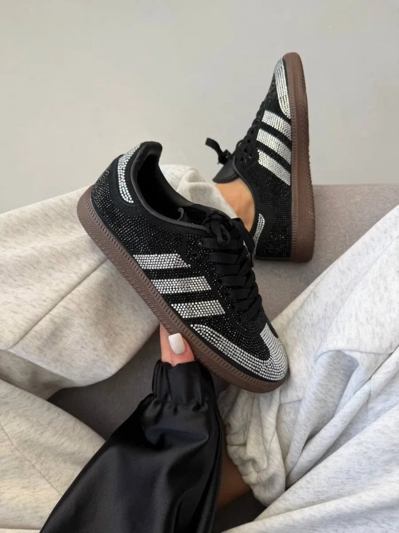 Кросівки Adidas Samba Black premium | Кроссовки Адидас жіночі — фото 3