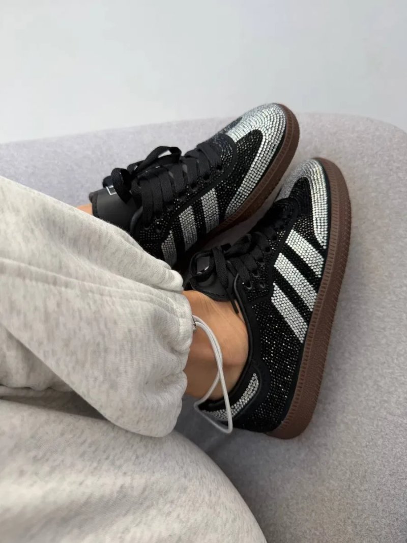 Кросівки Adidas Samba Black premium | Кроссовки Адидас жіночі — фото 6