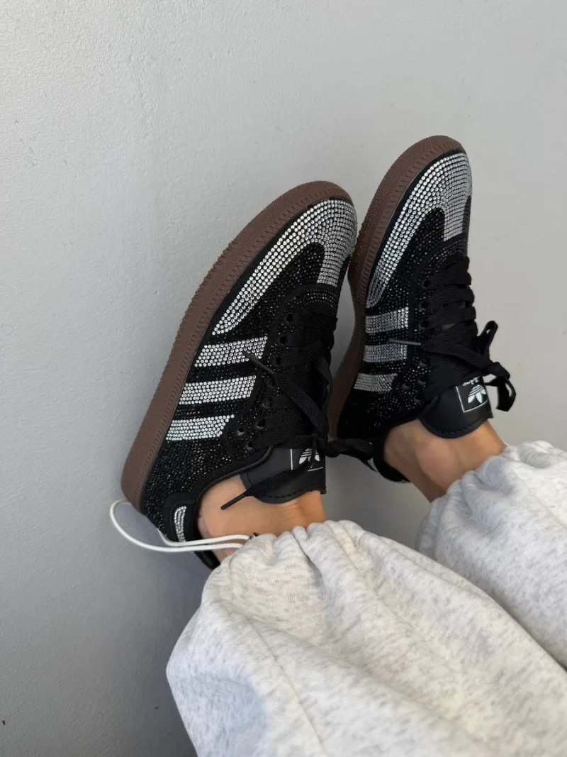 Кросівки Adidas Samba Black premium | Кроссовки Адидас жіночі — фото 7