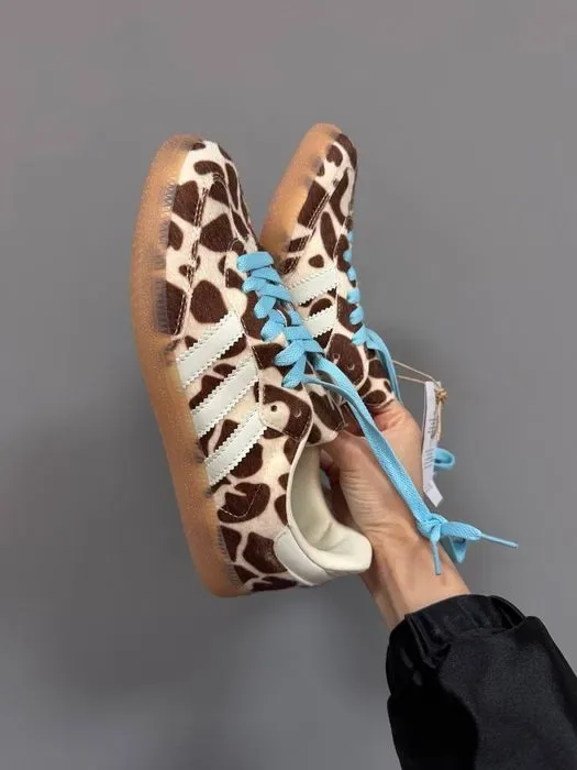 Кросівки Adidas Samba Giraffe Print Premium | Кроссовки Адидас жіночі чоловічі — фото 3