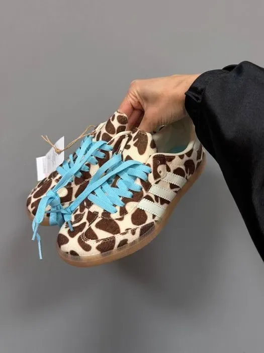 Кросівки Adidas Samba Giraffe Print Premium | Кроссовки Адидас жіночі чоловічі — фото 4