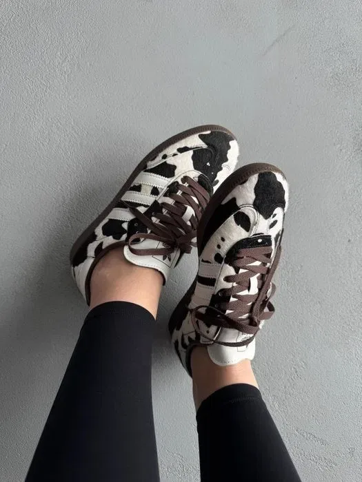 Кросівки Adidas Samba OG Cow Print premium | Кроссовки Адидас жіночі чоловічі — фото 5