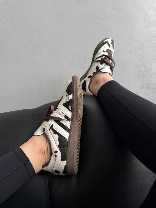 Кросівки Adidas Samba OG Cow Print premium | Кроссовки Адидас жіночі чоловічі — фото 6