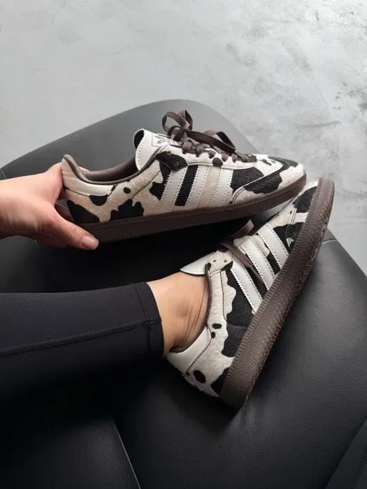 Кросівки Adidas Samba OG Cow Print premium | Кроссовки Адидас жіночі чоловічі — фото 8
