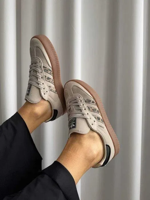 Кросівки Adidas Samba Platform Leopard premium | Кроссовки Адидас жіночі — фото 6