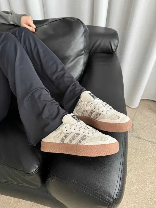 Кросівки Adidas Samba Platform Leopard premium | Кроссовки Адидас жіночі — фото 7