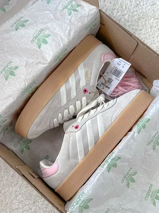 Кросівки Adidas Samba Platform Valentines Day premium | Кроссовки Адидас жіночі — фото 3