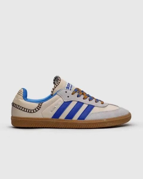 Кросівки Adidas Samba x Wales Bonner Clasy Royal Blue premium | Кроссовки Адидас жіночі