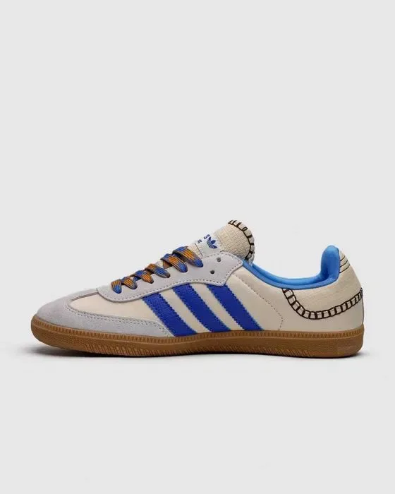Кросівки Adidas Samba x Wales Bonner Clasy Royal Blue premium | Кроссовки Адидас жіночі — фото 3