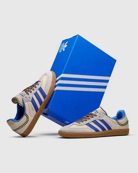 Кросівки Adidas Samba x Wales Bonner Clasy Royal Blue premium | Кроссовки Адидас жіночі — фото 8