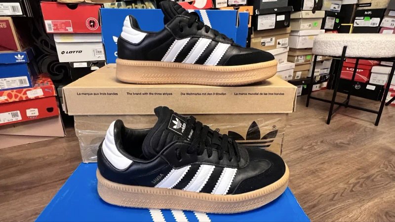 Кросівки Adidas Samba XLG. Розмір 36 (ідуть на 35). ОРИГІНАЛ!!! — фото 2