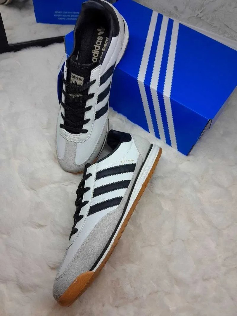 Кросівки Adidas SL72 Wales Bonner білі шкіра/замша 41-45 без передоплати — фото 4