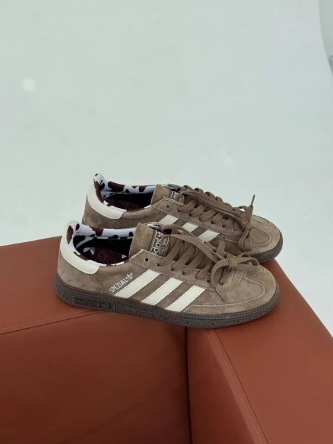 Кросівки Adidas Spezial Brown Cow Print жіночі кросівки адідас спеціал адідас спешл кеди