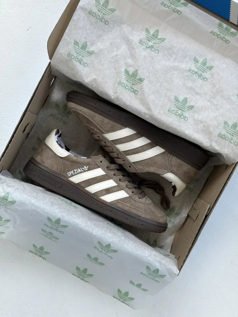Кросівки Adidas Spezial Brown Cow Print жіночі кросівки адідас спеціал адідас спешл кеди — фото 2