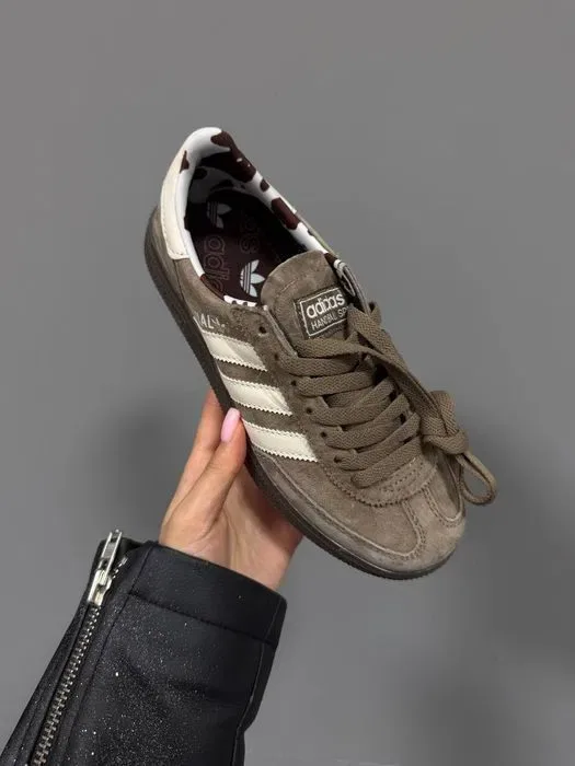 Кросівки Adidas Spezial Grey/Beige premium | Кроссовки Адидас жіночі чоловічі — фото 2