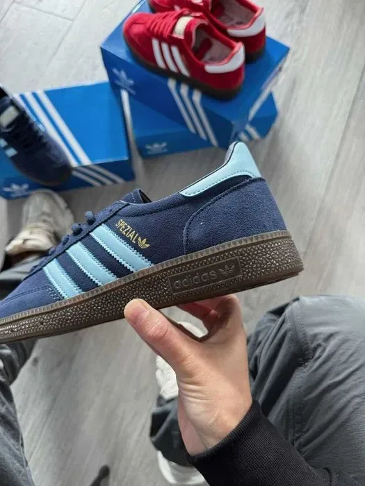 Кросівки Adidas Spezial Hanball Double Blue premium i95 | Кроссовки Адидас жіночі чоловічі — фото 2
