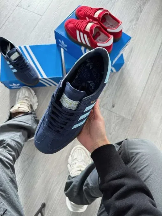 Кросівки Adidas Spezial Hanball Double Blue premium i95 | Кроссовки Адидас жіночі чоловічі — фото 4
