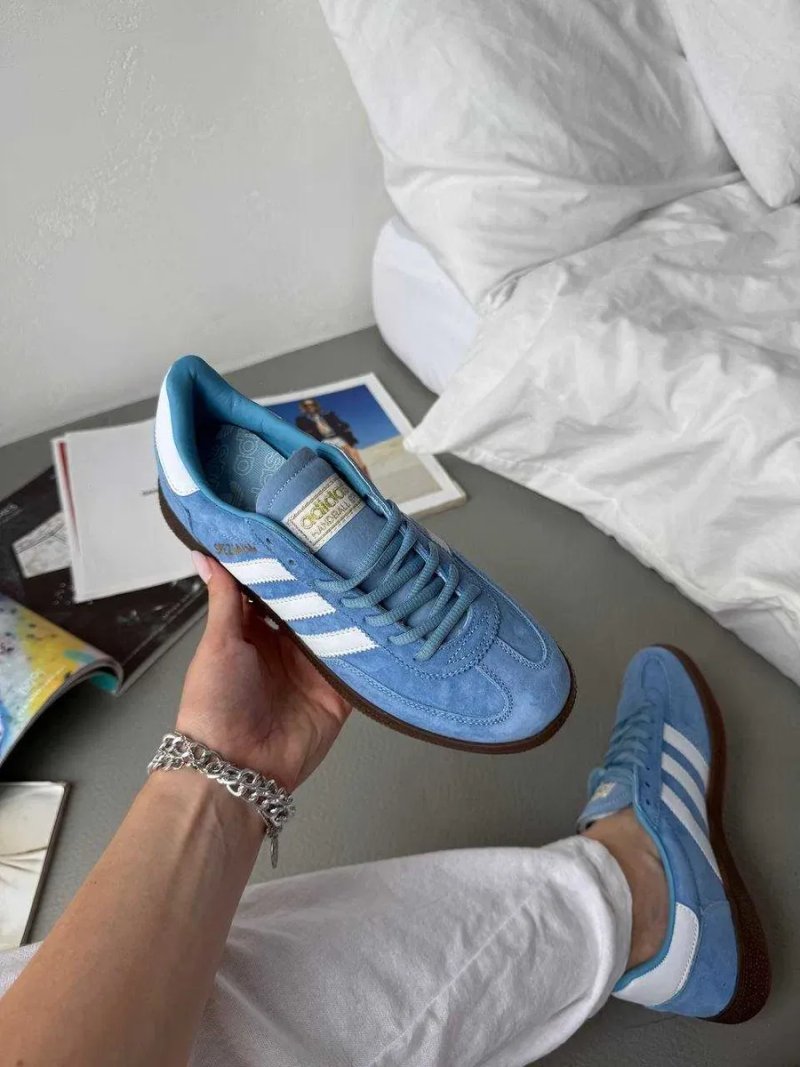 Кросівки Adidas Spezial Handball Blue White premium u2 | Кроссовки Адидас чоловічі жіночі — фото 8