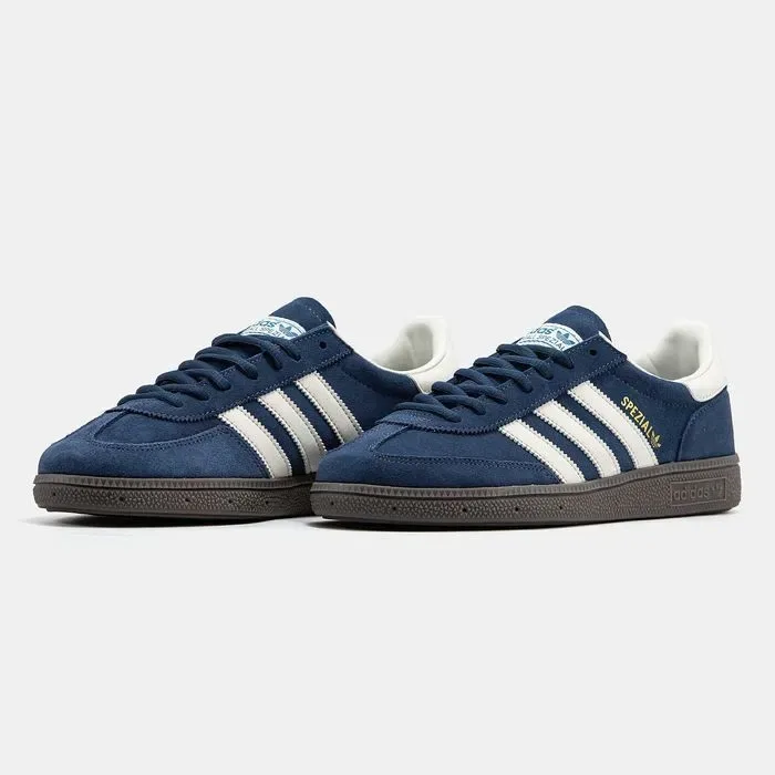 Кросівки Adidas Spezial Navy - White premium | Кроссовки Адидас чоловічі жіночі — фото 6