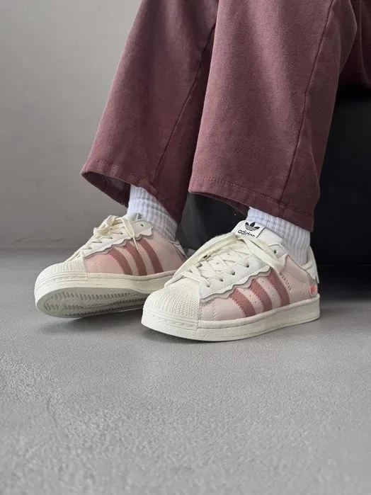 Кросівки Adidas Superstar Cappuccino premium | Кроссовки Адидас жіночі — фото 5