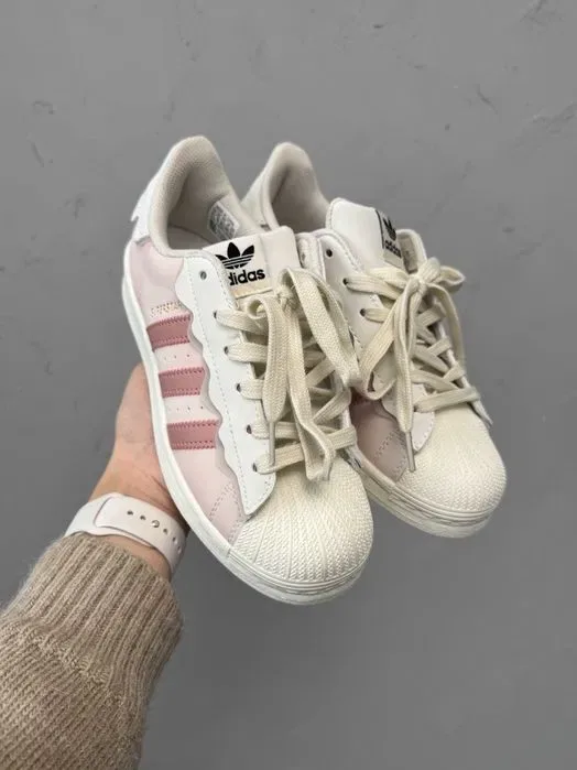 Кросівки Adidas Superstar Cappuccino premium | Кроссовки Адидас жіночі — фото 8