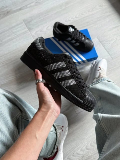 Кросівки Adidas Superstar II Rhinestone premium | Кроссовки Адидас жіночі