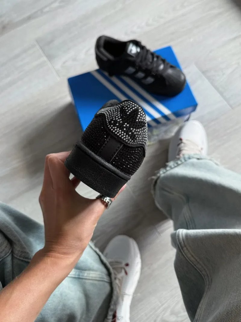 Кросівки Adidas Superstar II Rhinestone premium | Кроссовки Адидас жіночі — фото 3