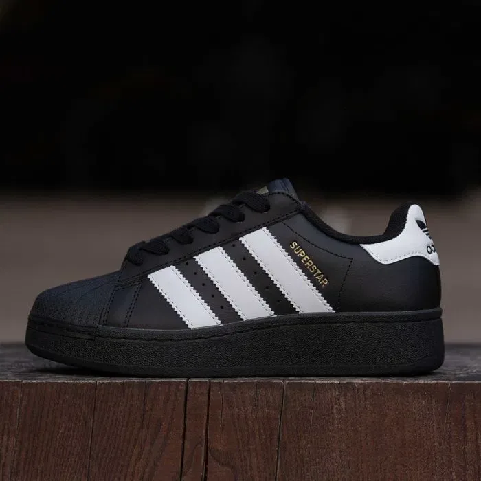 Кросівки Adidas Superstar Platform Black premium | Кроссовки Адидас жіночі — фото 2
