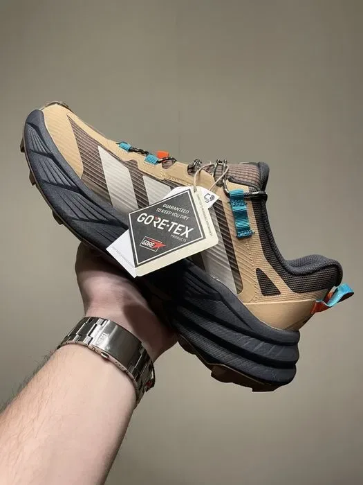 Кросівки Adidas Terrex Free Hiker SL Gore-tex Earth Strata premium i97 | Кроссовки Адидас чоловічі — фото 2