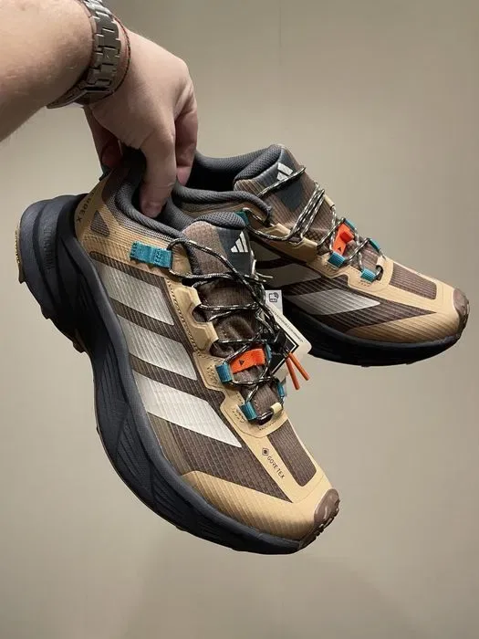 Кросівки Adidas Terrex Free Hiker SL Gore-tex Earth Strata premium i97 | Кроссовки Адидас чоловічі — фото 4