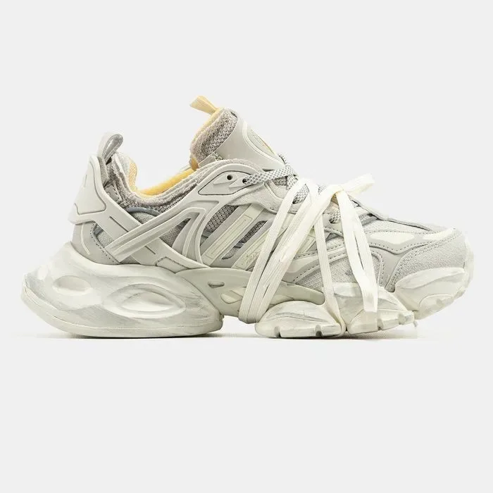 Кросівки Adidas Vento XLG Beige/Grey premium | Кроссовки Адидас жіночі чоловічі — фото 5