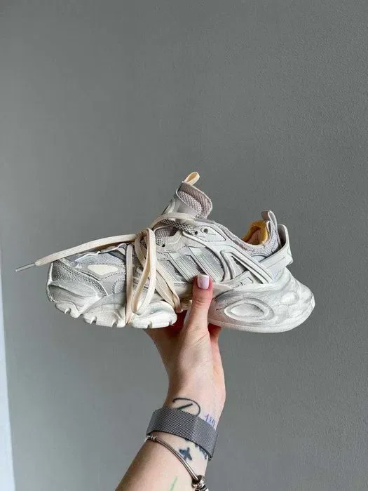Кросівки Adidas Vento XLG Deluxe Beige Grey premium | Кроссовки Адидас жіночі чоловічі — фото 2