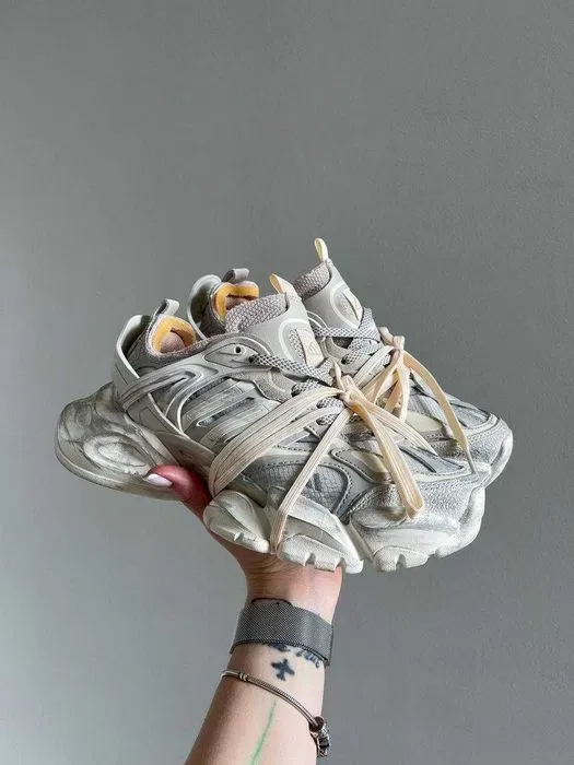 Кросівки Adidas Vento XLG Deluxe Beige Grey premium | Кроссовки Адидас жіночі чоловічі — фото 4