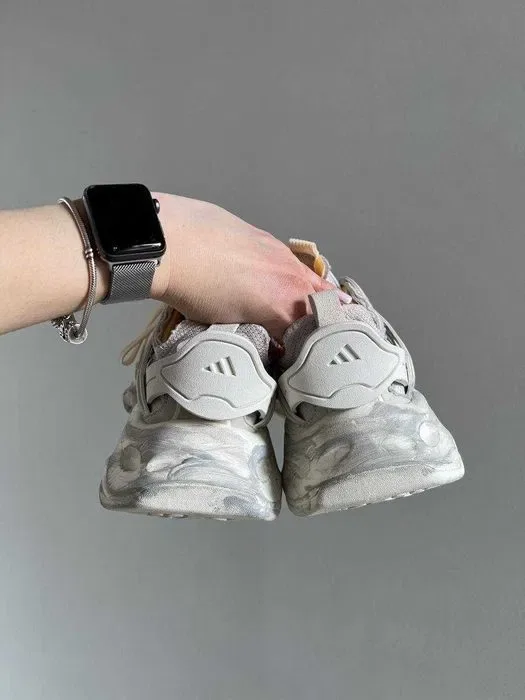 Кросівки Adidas Vento XLG Deluxe Beige Grey premium | Кроссовки Адидас жіночі чоловічі — фото 6